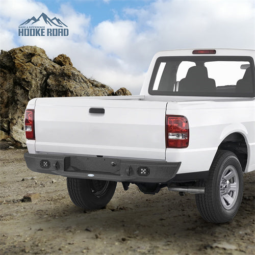 Load image into Gallery viewer, Steel Rear Bumper for 1993-2011 Ford Ranger Fleetside Hooke Road b8821 4