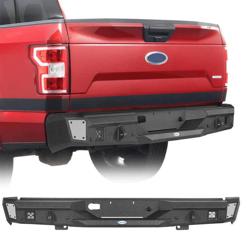 Load image into Gallery viewer, Hooke Road Steel Rear Bumper for 2018-2020 Ford F-150 b8263 1