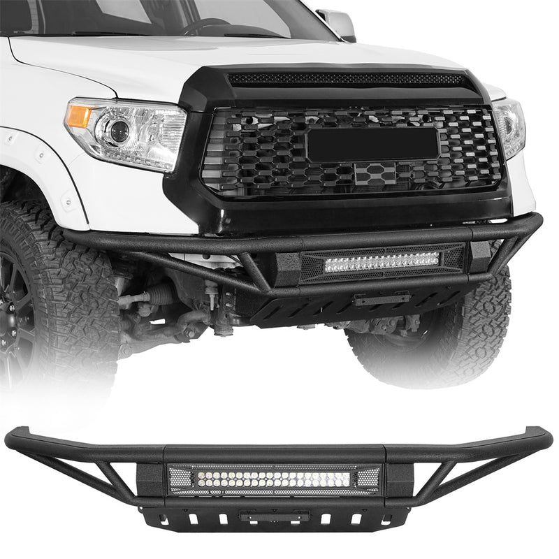 Load image into Gallery viewer, Steelcraft Front Bumper Replacement for 2014-2021 Toyota Tundra Hooke Road b5030s 1
