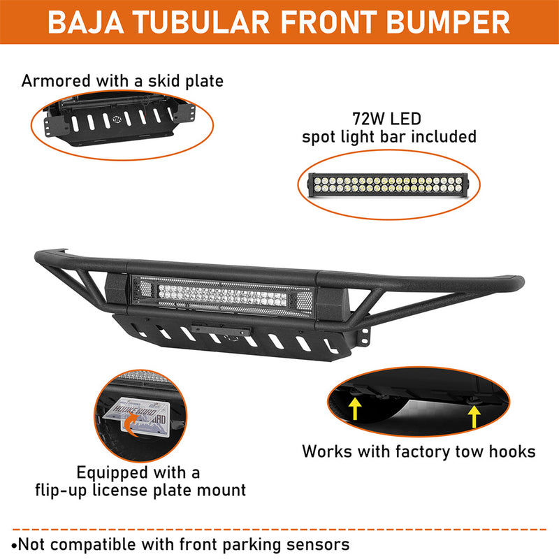 Load image into Gallery viewer, Steelcraft Front Bumper Replacement for 2014-2021 Toyota Tundra Hooke Road b5030s 8