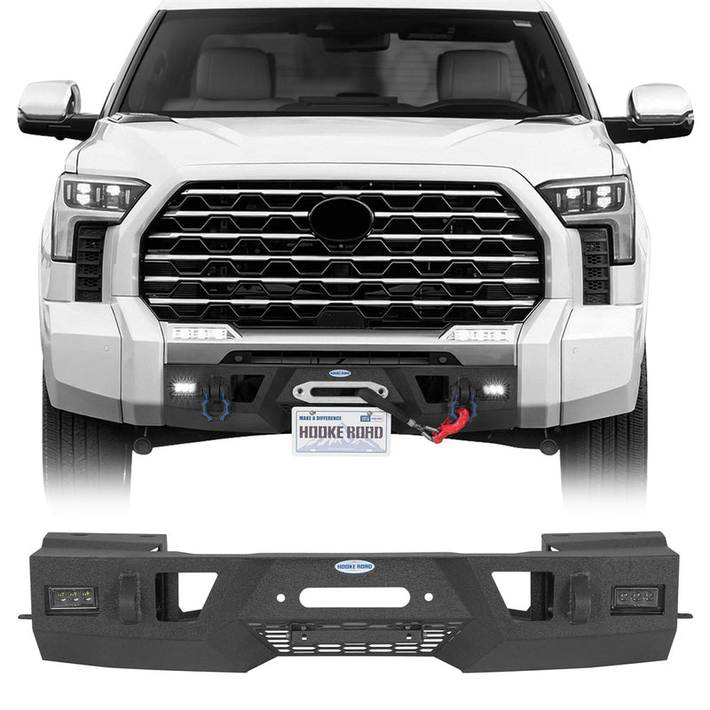 Load image into Gallery viewer, Hooke Road 3rd Gen Stubby Front Bumper for 2022-2026 Toyota Tundra b5103 1