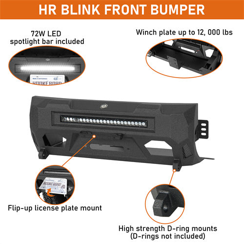 Load image into Gallery viewer, Hooke Road Stubby Front Bumper for 2010-2013 Lexus GX460 b4607s 7