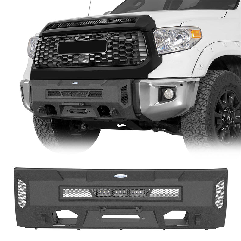Load image into Gallery viewer, Hooke Road Stubby Front Bumper for 2014-2021 Toyota Tundra b5022s 1