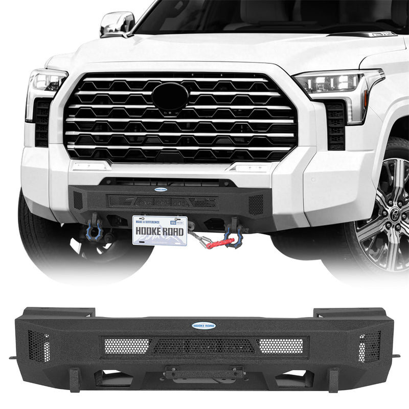 Load image into Gallery viewer, Hooke Road Stubby Front Bumper for 2022-2026 Toyota Tundra b5102 1