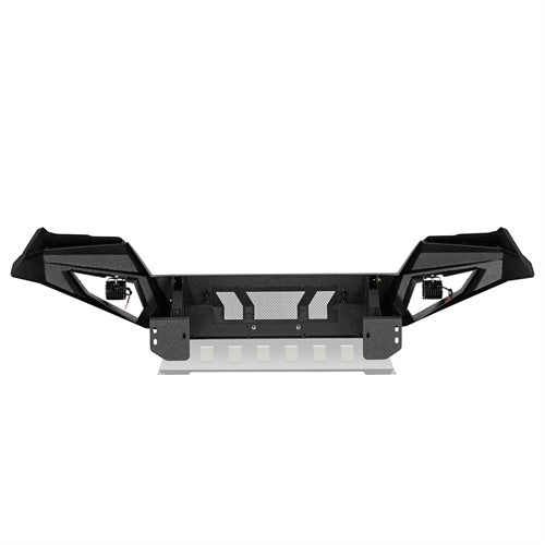 Load image into Gallery viewer, Hooke Road Tacoma Front Bumper with Skid Plate & LED Lights for 2016-2023 Toyota Tacoma 3rd Gen b4227s 7