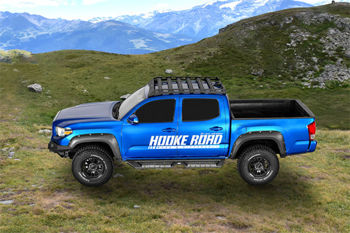 Load image into Gallery viewer, Hooke Road Overland Tacoma Roof Rack Cross Bars for 2005-2023 Toyota Tacoma Double Cab b4222s 15
