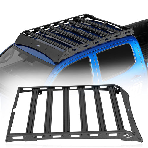 Load image into Gallery viewer, Hooke Road Overland Tacoma Roof Rack Cross Bars for 2005-2023 Toyota Tacoma Double Cab b4222s 1