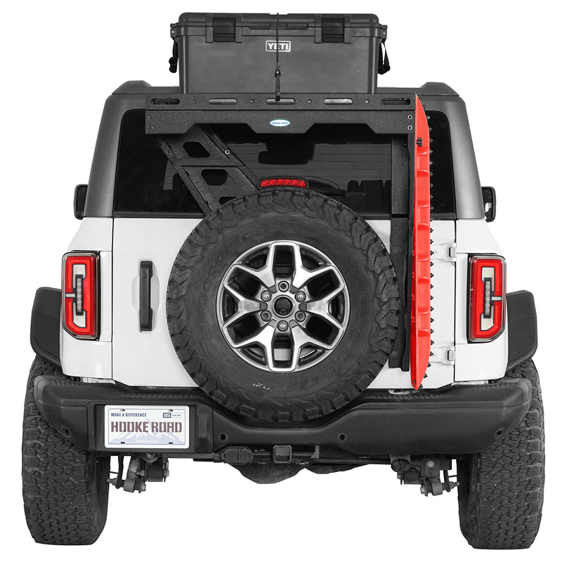 Load image into Gallery viewer, Hooke Road 2021-2025 Ford Bronco Tailgate Basket Rear Cargo Carrier b8936s 3
