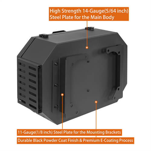 Load image into Gallery viewer, 2021 2022 2023 Ford BroncoTailgate Storage Lock Box Exterior Storage Accessories- Hooke Road b8927s 14