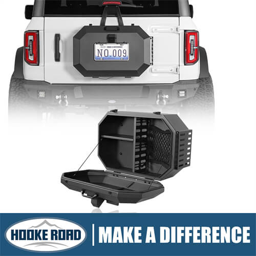 Load image into Gallery viewer, 2021 2022 2023 Ford BroncoTailgate Storage Lock Box Exterior Storage Accessories- Hooke Road b8927s 1