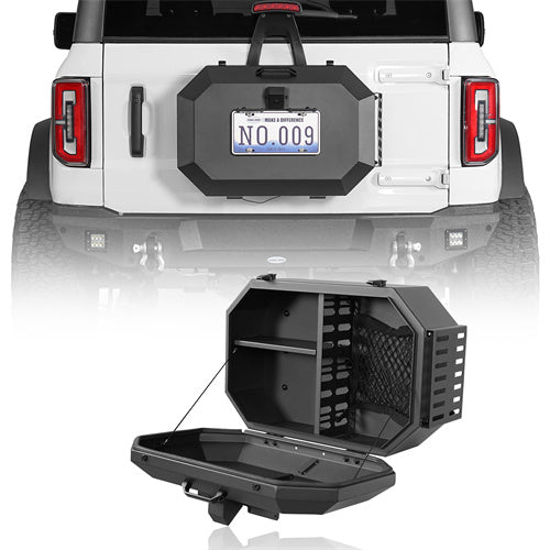 Load image into Gallery viewer, 2021 2022 2023 Ford BroncoTailgate Storage Lock Box Exterior Storage Accessories- Hooke Road b8927s 2