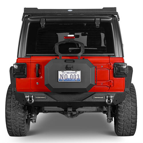 Load image into Gallery viewer, Tailgate Spare Tire Carrier Outer Storage Lock Box Jeep Wrangler Parts For 2018-2023 Jeep Wrangler JL - Hooke Road b3052s 3