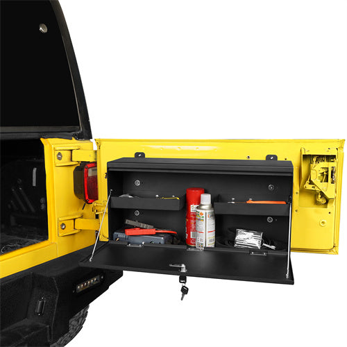 Load image into Gallery viewer, Hooke Road Tailgate Table Storage Lock Box for 1997-2006 Jeep Wrangler TJ mmr10028 4