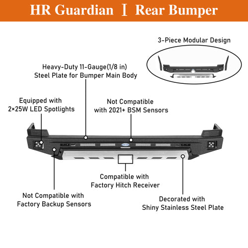 Load image into Gallery viewer, Hooke Road Toyota 4Runner Aftermarket Front Bumper for 2010-2024 Toyota 4Runner b9810s 12