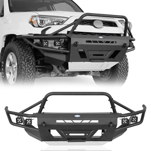 Hooke Road Toyota 4Runner Front Bumper with Winch Plate for 2014-2024 Toyota 4Runner b9813s 1