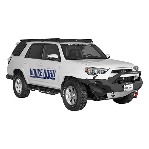 Load image into Gallery viewer, Hooke Road 2014-2024 Toyota 4Runner Full Width Front Bumper w/ Winch Plate & LED Light Bar b9814abs 4