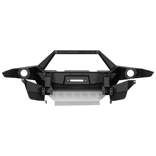 Load image into Gallery viewer, Hooke Road 2014-2024 Toyota 4Runner Full Width Front Bumper w/ Winch Plate & LED Light Bar b9814abs 6