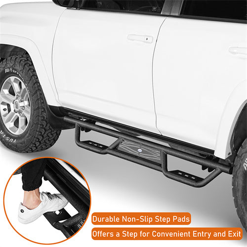 Load image into Gallery viewer, 2010-2024 Toyota 4Runner Side Steps Wheel To Wheel Running Boards - Hooke Road b9802s 6
