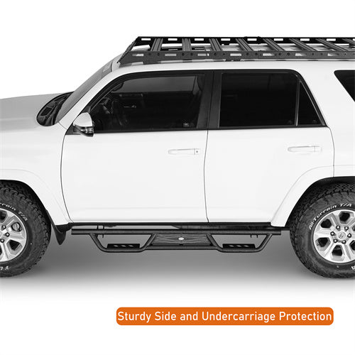 Load image into Gallery viewer, 2010-2024 Toyota 4Runner Side Steps Wheel To Wheel Running Boards - Hooke Road b9802s 7