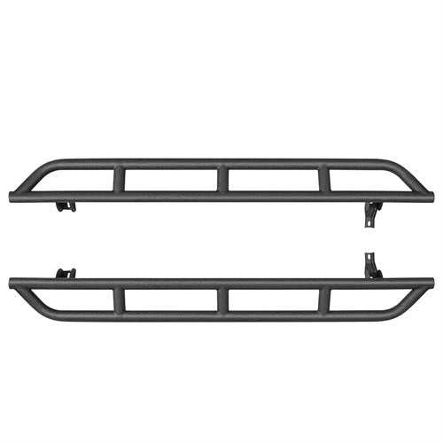 Load image into Gallery viewer, 2010-2024 Toyota 4Runner Slider Rocker Guards Wheel To Wheel Running Boards Side Steps- Hooke Road b9801s 11