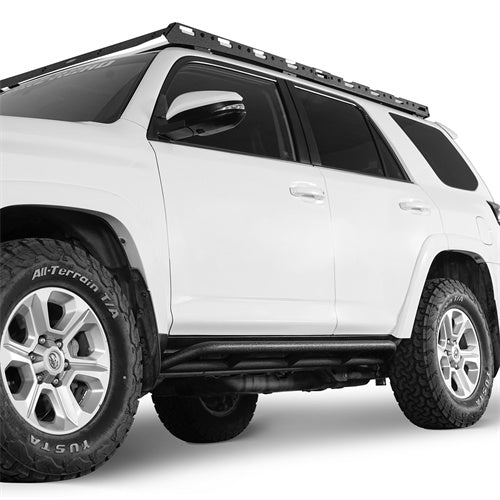 Load image into Gallery viewer, 2010-2024 Toyota 4Runner Slider Rocker Guards Wheel To Wheel Running Boards Side Steps- Hooke Road b9801s 5