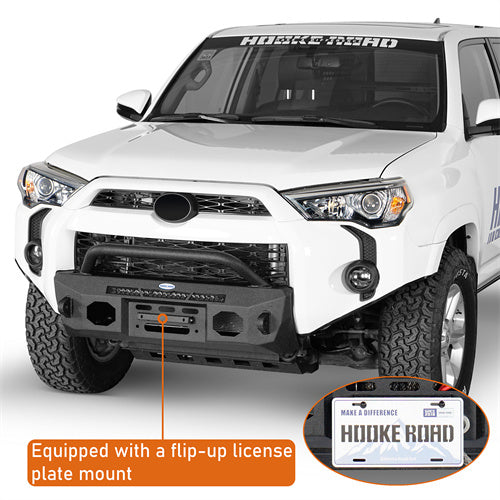 Load image into Gallery viewer, Hooke Road 2014-2024 Toyota 4Runner Stubby Front Bumper, Excluding Limited & Nightshade b9818s 11