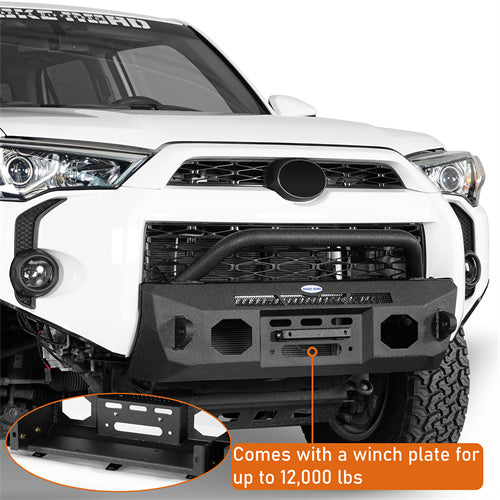 Load image into Gallery viewer, Hooke Road 2014-2024 Toyota 4Runner Stubby Front Bumper, Excluding Limited & Nightshade b9818s 12