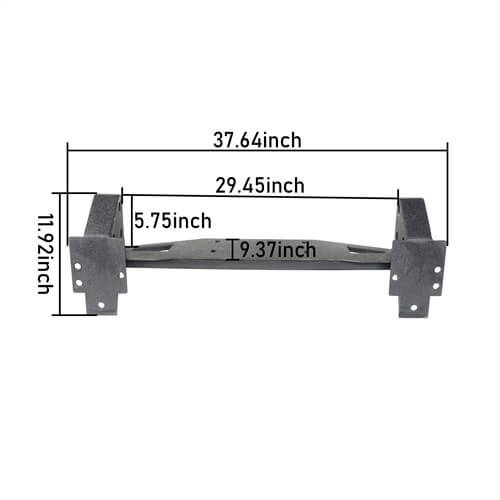 Load image into Gallery viewer, HookeRoad Toyota Tacoma Front Bumper w/Winch Plate for 2005-2011 Toyota Tacoma b4001  12