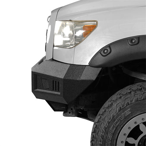 Load image into Gallery viewer, 2007-2013 Toyota Tundra Front Bumper Replacement Textured Black - HookeRoad b5209 110