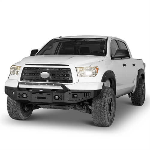 HookeRoad Toyota Tundra Front Bumper w/Winch Plate for 2007-2013 Toyota Tundra b5205s 3