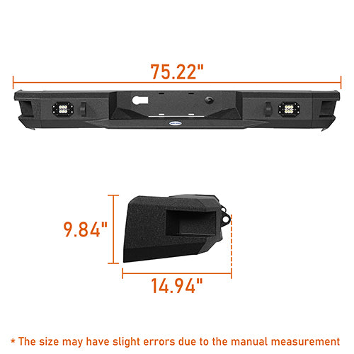 Load image into Gallery viewer, Hooke Road Full Width Rear Bumper(07-13 Toyota Tundra) Hooke Road   BXG.5201  15