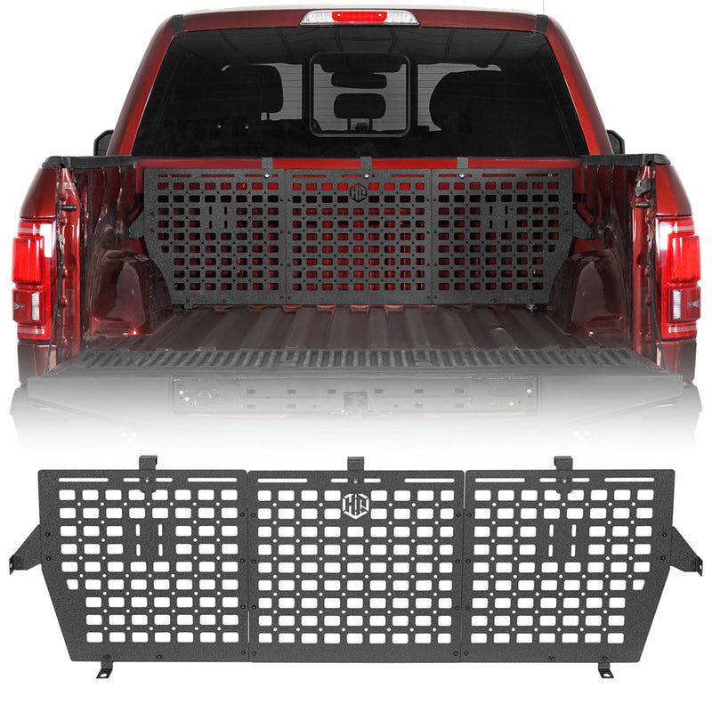 Load image into Gallery viewer, Hooke Road 2015-2025 Ford F-150 5.5ft Bed Front Bulk Head MOLLE Panel b8291 1