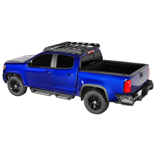 Load image into Gallery viewer, Hooke Road Truck Nerf Side Step Bars Running Boards for 2015-2024 Chevy Colorado & GMC Canyon Crew Cab b9101 5