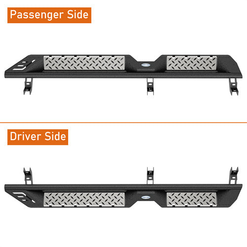 Load image into Gallery viewer, Hooke Road Truck Nerf Side Step Bars Running Boards for 2015-2024 Chevy Colorado & GMC Canyon Crew Cab b9101 6