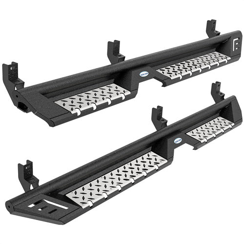 Load image into Gallery viewer, Hooke Road Truck Nerf Side Step Bars Running Boards for 2015-2024 Chevy Colorado & GMC Canyon Crew Cab b9101 7