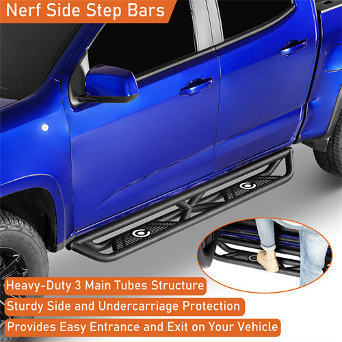 Load image into Gallery viewer, Hooke Road Truck Steps Running Board for 15-24 Chevy Colorado & GMC Canyon Crew Cab b9111s 10