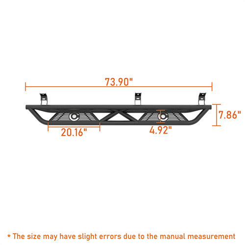 Load image into Gallery viewer, Hooke Road Truck Steps Running Board for 15-24 Chevy Colorado & GMC Canyon Crew Cab b9111s 7