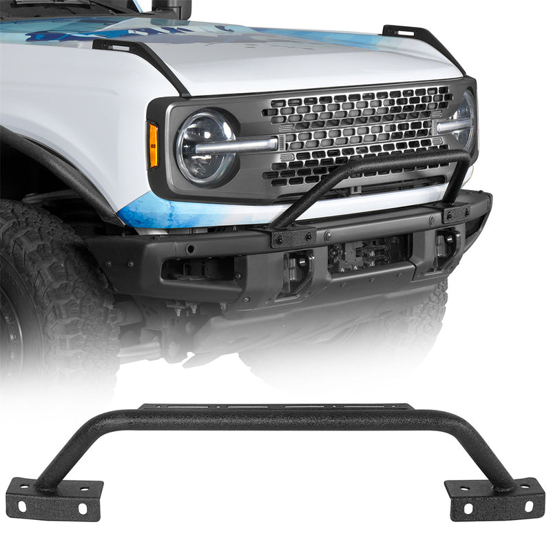 Load image into Gallery viewer, Aftermarket Tube Bull Bar for 2021-2026 Ford Bronco w/ Steel Modular Bumper b8948s 1
