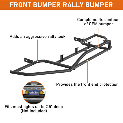 Load image into Gallery viewer, Hooke Road Tube Front Bumper for 2015-2019 Subaru Outback b4763s 7