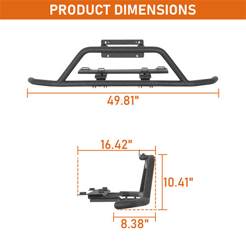 Load image into Gallery viewer, Tube Front Bumper for 2013-2017 Subaru XV Crosstrek Daily Driving Hooke Road b4704 6