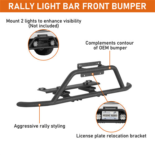Tube Front Bumper for 2013-2017 Subaru XV Crosstrek Daily Driving Hooke Road b4704 7