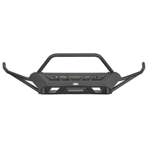 Load image into Gallery viewer, Hooke Road Tube Front Bumper with Winch Plate for 2016-2023 Toyota Tacoma 3rd Gen b4219s 6