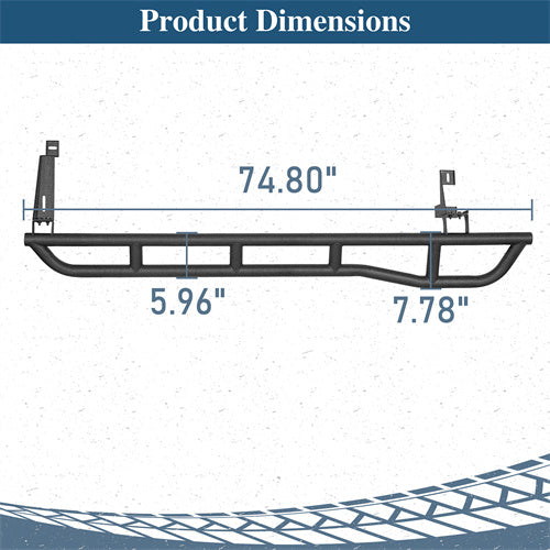 Load image into Gallery viewer, Hooke Road 2003-2010 Porsche Cayenne 955/957 Tube Slider Rocker Guards b7203s 5