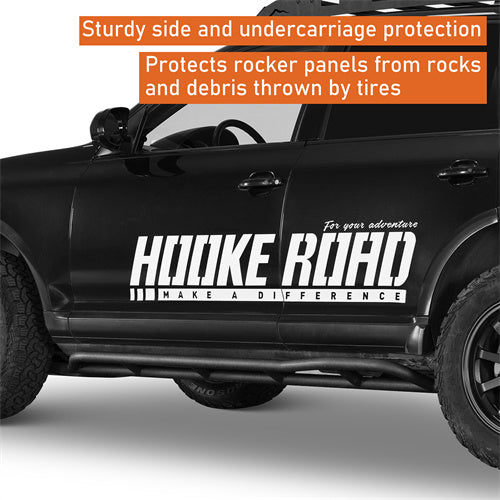 Load image into Gallery viewer, Hooke Road 2003-2010 Porsche Cayenne 955/957 Tube Slider Rocker Guards b7203s 6