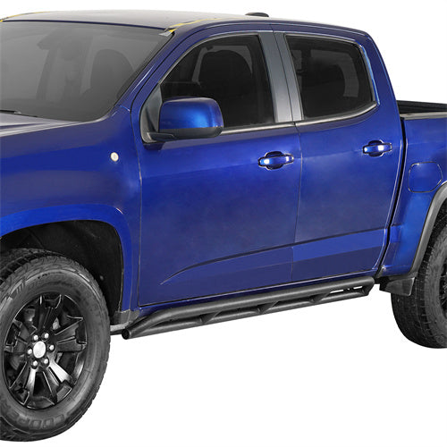 Load image into Gallery viewer, Hooke Road Tube Slider Rocker Guards for 2015-2024 Chevy Colorado & GMC Canyon Crew Cab b9102s 2