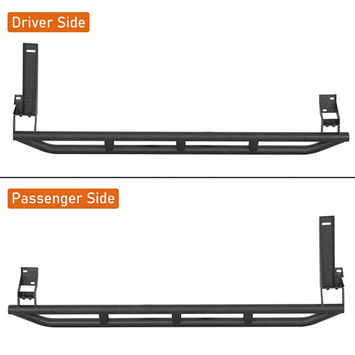 Load image into Gallery viewer, Hooke Road Tube Slider Rocker Guards for 2013-2017 Subaru XV Crosstrek b4701s 4