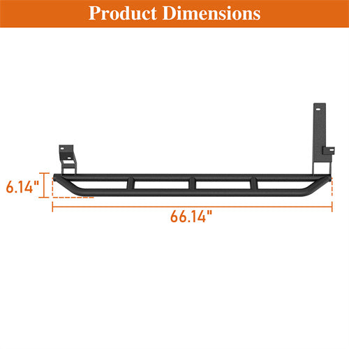 Load image into Gallery viewer, Hooke Road Tube Slider Rocker Guards for 2013-2017 Subaru XV Crosstrek b4701s 5