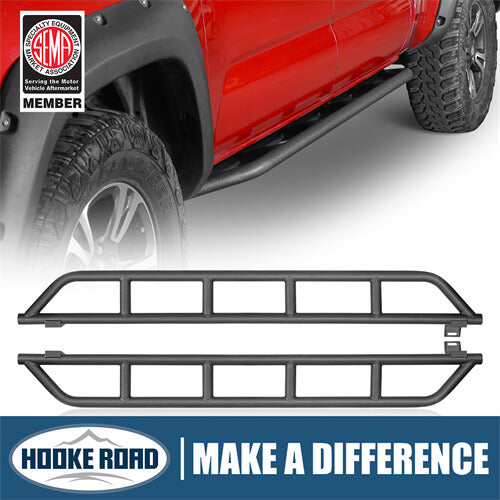 Load image into Gallery viewer, 2016-2023 Toyota Tacoma Side Steps Tube Slider Rocker Guards 4x4 Truck Parts - Hooke Road b4216s 1