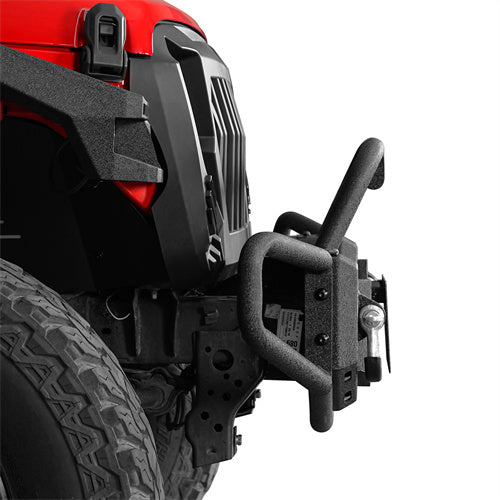 Load image into Gallery viewer, Jeep Wrangler JL Front Bumper Gladiator JT Front Bumper Aftermarket Bumper 4x4 Jeep Parts - Hooke Road b3062s 3