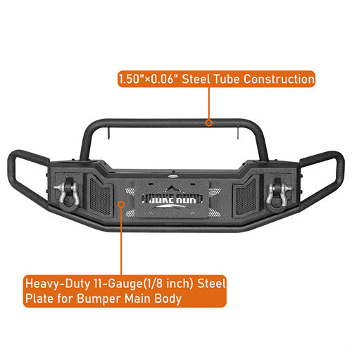 Load image into Gallery viewer, Jeep Wrangler JL Front Bumper Gladiator JT Front Bumper Aftermarket Bumper 4x4 Jeep Parts - Hooke Road b3062s 9